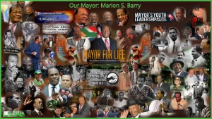Mayor Marion Barry Collage